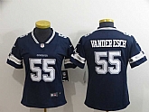 Women Nike Cowboys 55 Leighton Vander Esch Navy Vapor Untouchable Limited Jersey,baseball caps,new era cap wholesale,wholesale hats